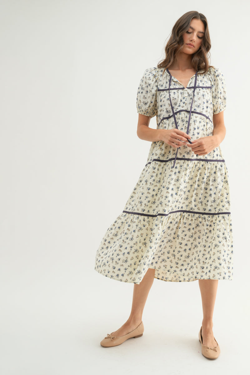 Loved By You Tiered Midi Dress CAYLO Loved By You Tiered Midi Dress CAYLO