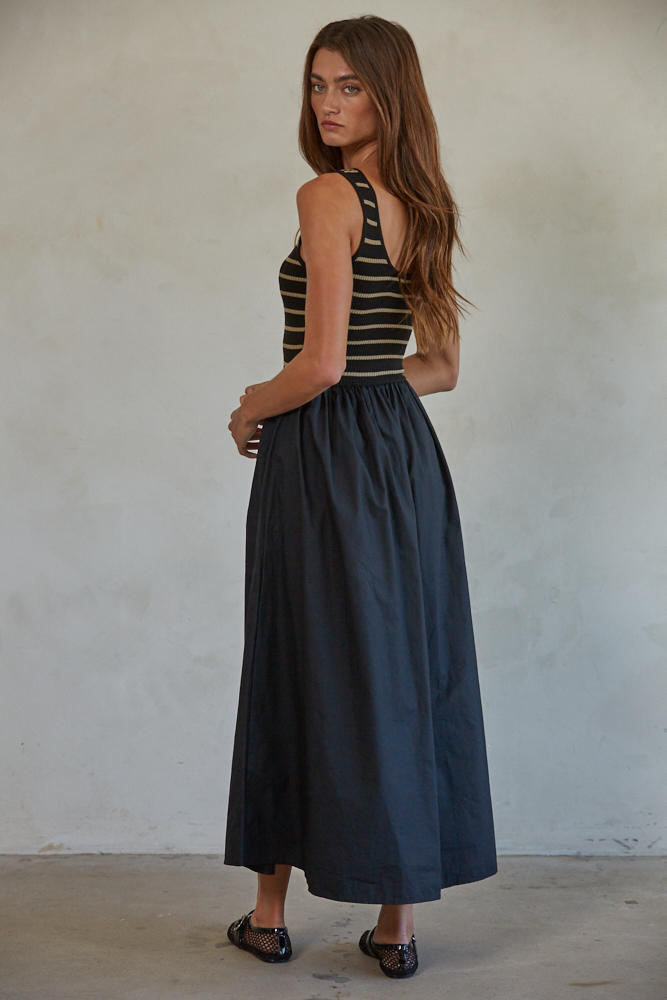 eclipse maxi dress Eclipse Chic Black Maxi Dress | Effortless Elegance