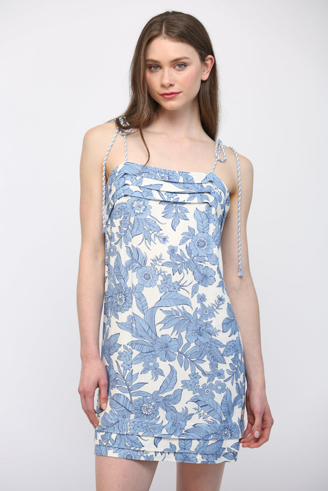 nicolette mini dress V-neck Cocktail Mini Dress