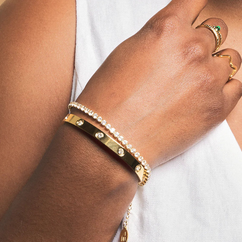 Stainless Steel 6mm Bangle Bracelet - 6.5 - Goldstein's Jewelers Stainless Steel 6mm Bangle Bracelet - 6.5 - Goldstein's Jewelers