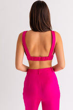 Karley Open Back Crop Top