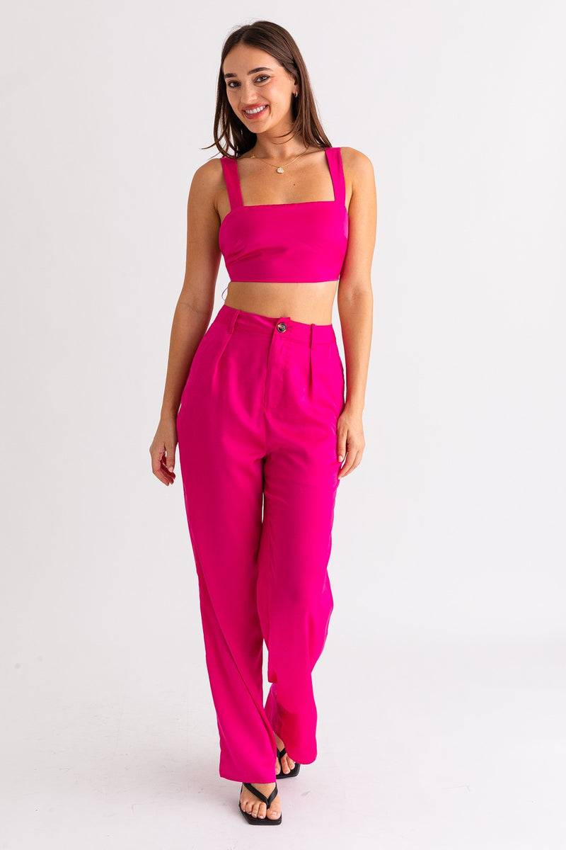 Karley Open Back Crop Top