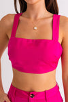 Karley Open Back Crop Top