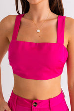 Karley Open Back Crop Top
