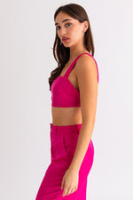 Karley Open Back Crop Top
