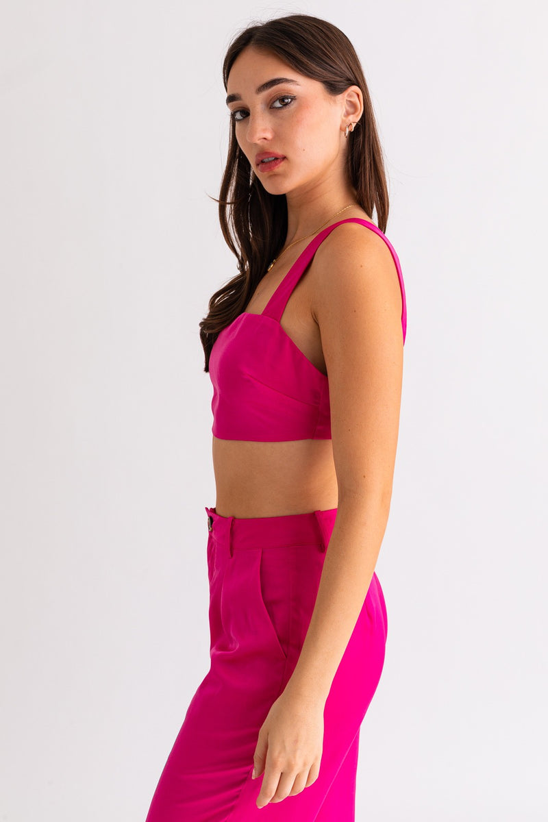 Karley Open Back Crop Top