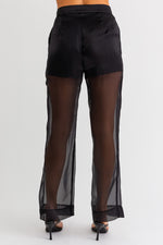 Minna Wide Leg Sheer Pant