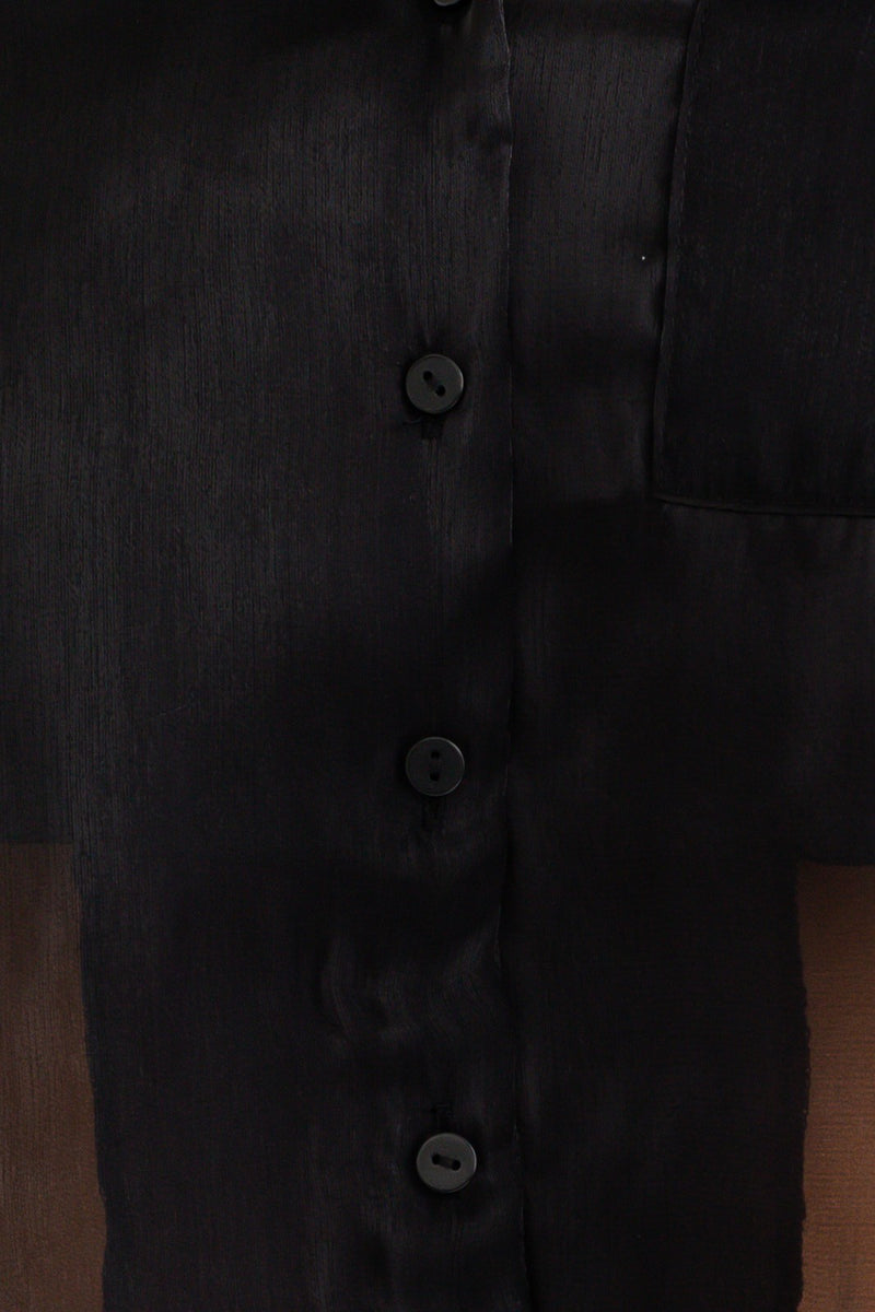 Minna Sheer Button Down Top