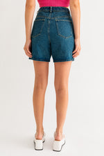 Lizzie High Rise Mom Jean Shorts