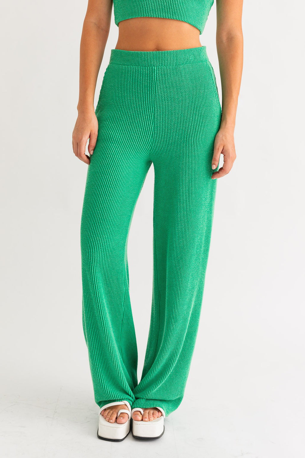 Chanley Ribbed Knit Pants