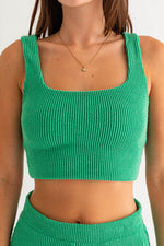 Chanley Ribbed Crop Top