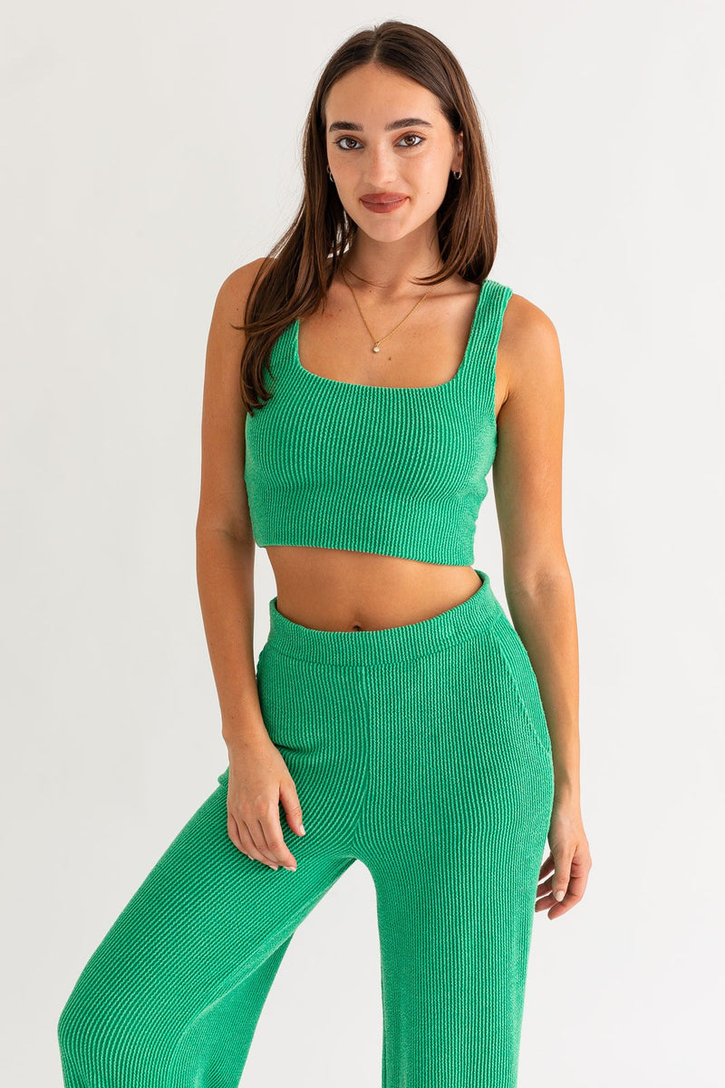 Chanley Ribbed Crop Top