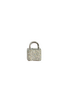 Embellished 14K Gold Plated Lock Charm