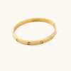 Corinne Bangle 6mm Bracelet - Gold