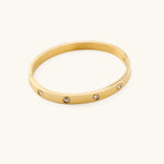 Corinne Bangle 6mm Bracelet - Gold