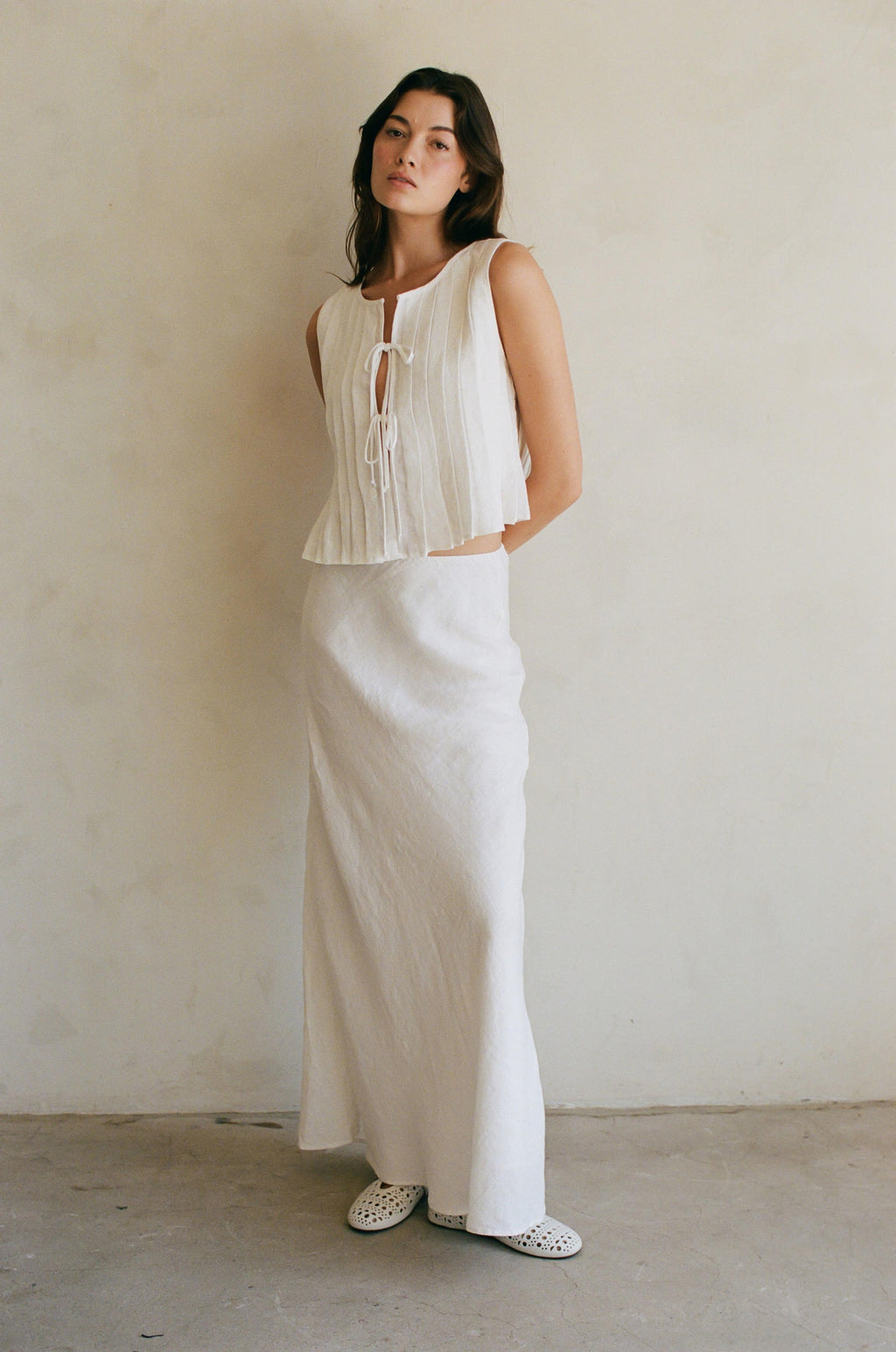 Novella Linen Maxi Skirt