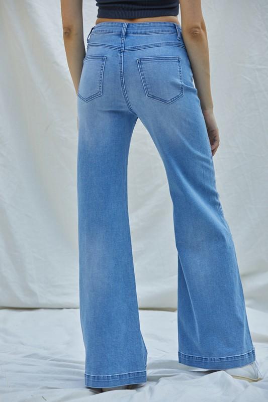 Benny Wide Leg Denim Jeans