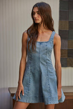 Faye Denim Mini Dress