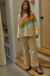 Counting Rainbows Sweatshirt - Cream