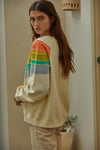 Counting Rainbows Sweatshirt - Cream