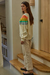 Counting Rainbows Sweatshirt - Cream