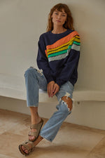 Counting Rainbows Sweatshirt - Navy