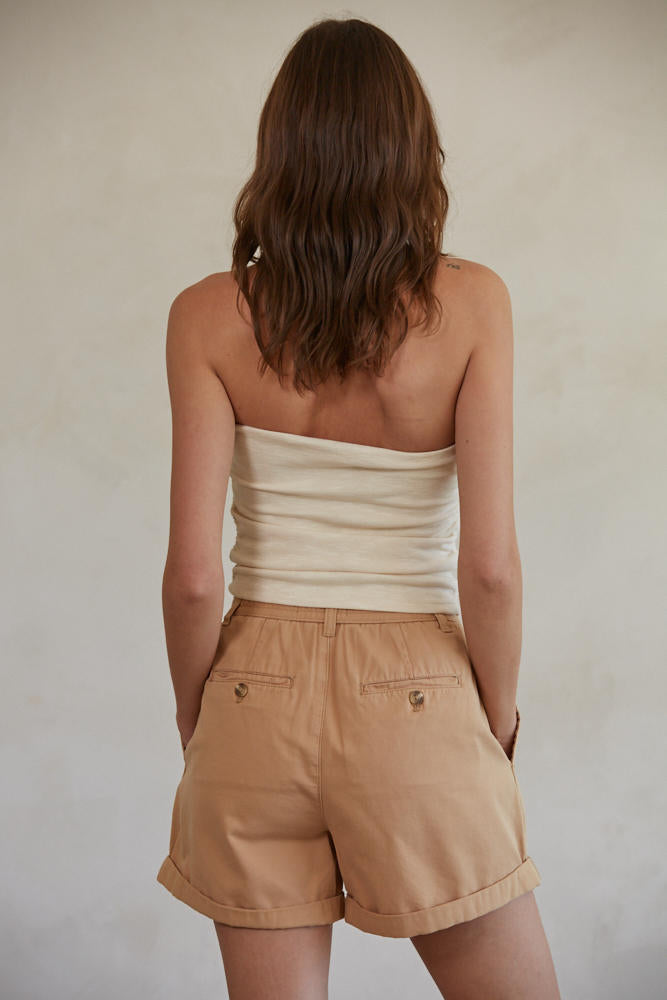 Boulevard Strapless Crop Top