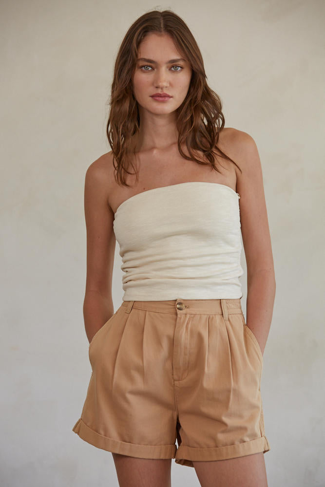 Boulevard Strapless Crop Top