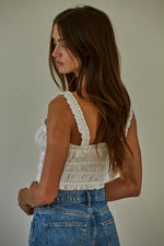 Cera Smocked Crop Top