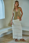 Hallie Halter Tie Top