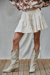High Noon Tiered Mini Skirt
