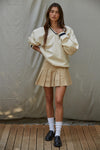Beckett Pleated Mini Skirt