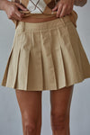 Beckett Pleated Mini Skirt