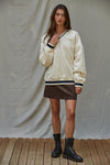 Lasso Corduroy Mini Skirt