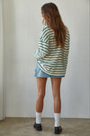 Peridot Striped Pullover