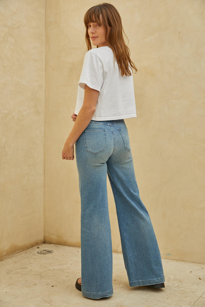 Benny Wide Leg Denim Jeans