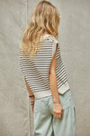 Elliana Striped Sweater Vest