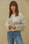 Rio Patchwork Knit Sweater