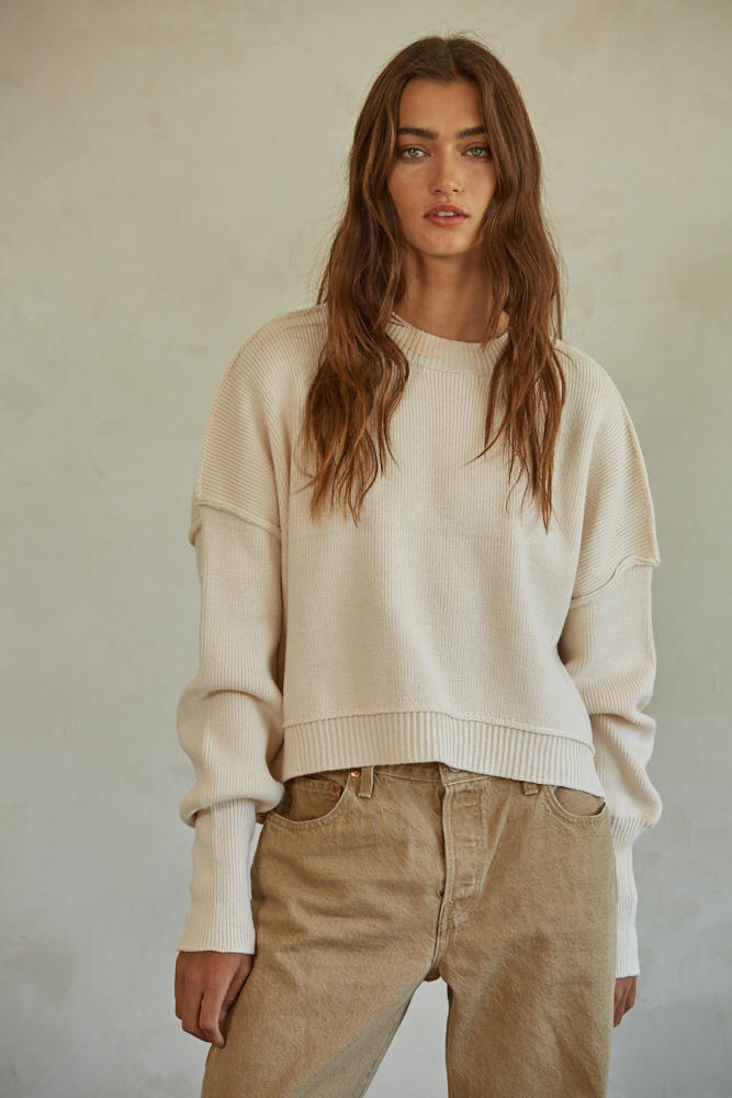 Leda Ribbed Chunky Sweater