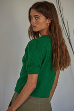 Kerry Sweater Top - Kelly Green