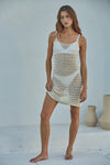 Aimee Crochet Beaded Dress