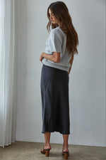Devon Sweater Top - Grey