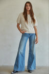Devon Sweater Top - Beige
