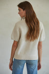 Devon Sweater Top - Beige