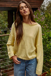 Easy Days Ahead Sweater - Yellow