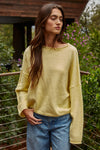 Easy Days Ahead Sweater - Yellow