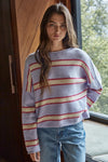 Vienne Striped Sweater Top