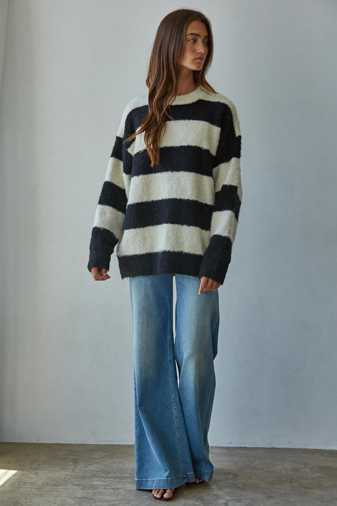 Olsen Striped Sweater