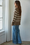 Graham Striped Polo Sweater