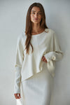 Apollo Ribbed Knit Dollman Top